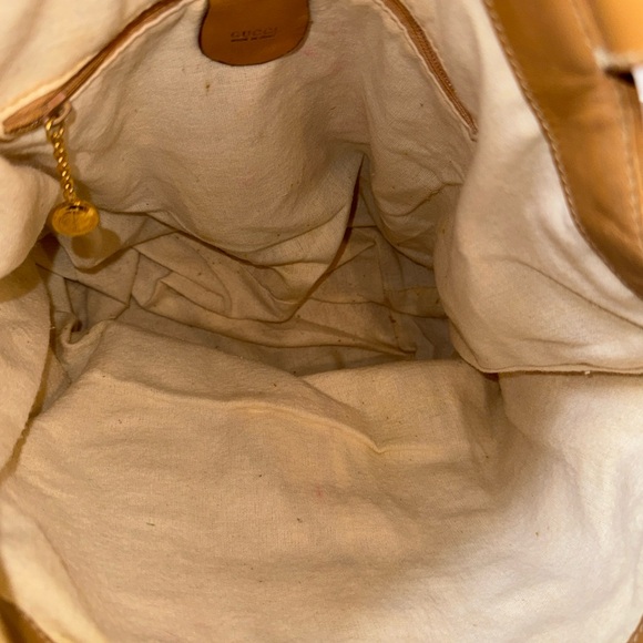 GUCCI VINTAGE CROSSBODY BUCKET BAG GG MONOGRAM - Picture 12 of 15